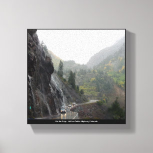 Auf der Edge Million Dollar Highway Colorado Leinwanddruck
