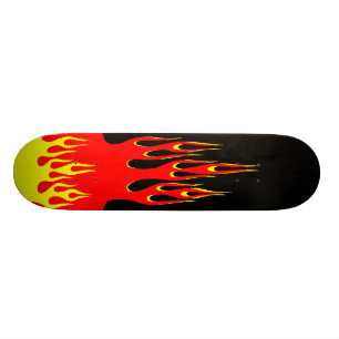 Auf der Feuerskateboard Skateboard