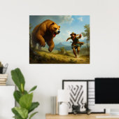 Auf der Flucht Poster (Heimbüro)