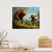 Auf der Flucht Poster (Küche)