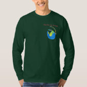 Auf der Flugroute Lingus Langschläfchen T-Shirt (Vorderseite)
