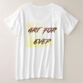 AUF DER FOREVER DESIGN IMPRESSION MIT WORTEN GROßE GRÖßE T-Shirt (Design Rückseite)