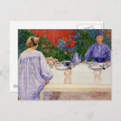 Auf der Frühstückstabelle 1910 Postkarte (Vorne/Hinten)