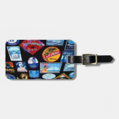 Auf der ganzen Welt Gepäckanhänger (Vorderseite horizontal)