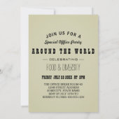 auf der ganzen Welt Pass Einladung (Rückseite)
