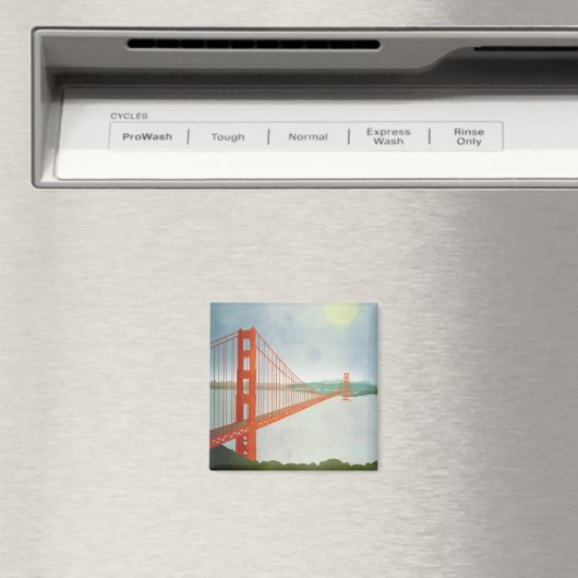 Auf der Golden Gate Bridge Magnet (In Situ (Geschirrspüler))