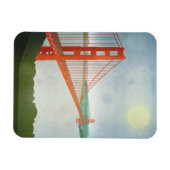 Auf der Golden Gate Bridge Magnet (Horizontal)