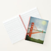 Auf der Golden Gate Bridge Notizblock (Innenseite)