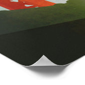 Auf der Golden Gate Bridge Poster (Ecke)