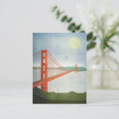 Auf der Golden Gate Bridge Postkarte (Stehend Vorderseite)