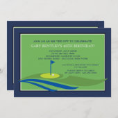 Auf der Green Golf-Einladung Einladung (Vorne/Hinten)