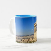 Auf der griechischen blauen Horizont Zweifarbige Tasse (Vorderseite Links)