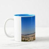 Auf der griechischen blauen Horizont Zweifarbige Tasse (Links)