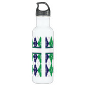 Auf der grünen Raute Wasserflasche Edelstahlflasche (Rückseite)