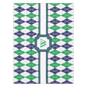 Auf der grünen Rauten-Tischdecke Tischdecke (Vorderseite)