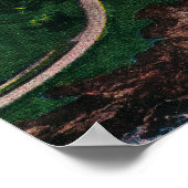 Auf der Halbinsel Monterey, 17 Meilen Fahrt Poster (Ecke)