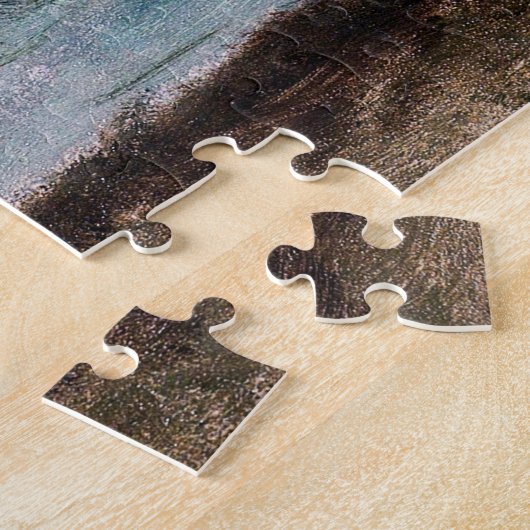 Auf der Hudson, Albert Bierstadt Puzzle (Seite)