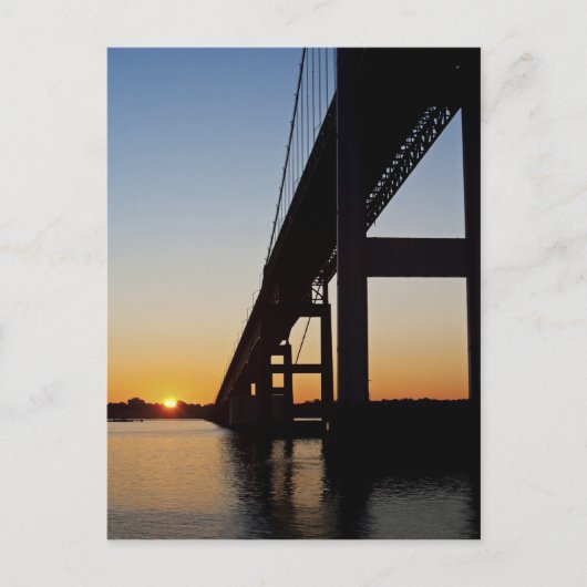 Auf der Insel Newport-Rhode segeln und verlassend Postkarte (Vorderseite)