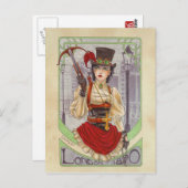 Auf der Jagd - London 1890 Postkarte (Vorne/Hinten)