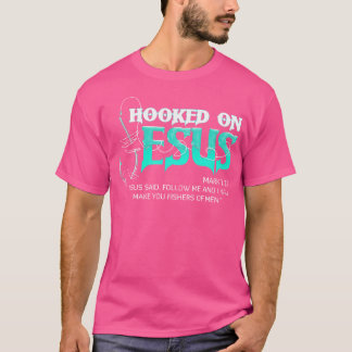 Auf der Jagd nach Jesus Funny Fishing T-Shirt