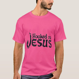 Auf der Jagd nach Jesus Funny Fishing T-Shirt