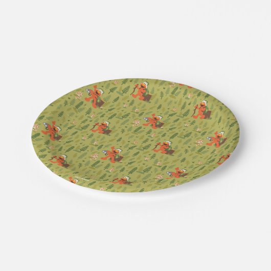 Auf der Jagd nach Schleusenplänen Pappteller (Schrägansicht)