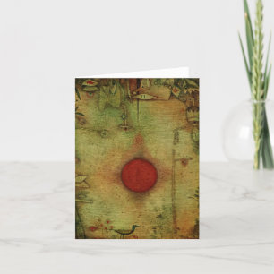 Auf der Kante, Ad Marginem von Paul Klee Dankeskarte