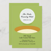 Auf der Kante der Golf-Einladung Einladung (Vorne/Hinten)