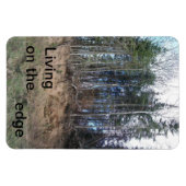 Auf der Kante flexibles Foto Magnet (Horizontal)