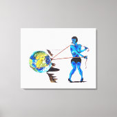 Auf der Kante Leinwanddruck (Vorderseite)