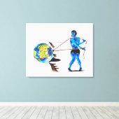 Auf der Kante Leinwanddruck (Insitu (Holzboden))