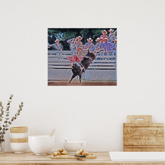 Auf der Kante Poster (Küche)