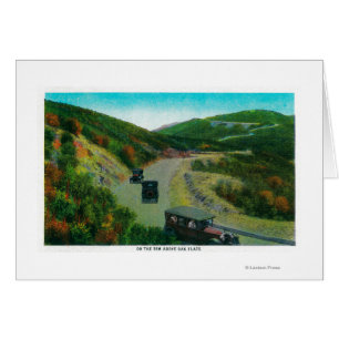 Auf der Kante über Eiche FlatsRidge Weg, CA