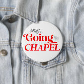 Auf der Kapelle - maßgeschneidertes Hochzeitsszena Button (Beispiel)