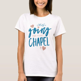 Auf der Kapelle - maßgeschneidertes Hochzeitsszena T-Shirt