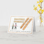 Auf der Karriereleiter Karte (Gelbe Blume)