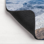 Auf der Klippe über dem eingefrorenen Fluss missis Mousepad (Ecke)