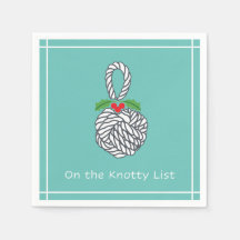 Auf der Knotty-Liste Nautical Holiday Napkin Meer