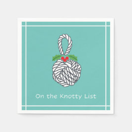 Auf der Knotty-Liste Nautical Holiday Napkin Meer Serviette