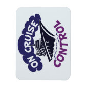 Auf der Kontrolle Die sonnige Stateroom Türhütte Magnet (Vertikal)