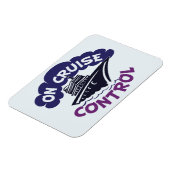 Auf der Kontrolle Die sonnige Stateroom Türhütte Magnet (Linke Seite)