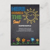 Auf der Kopfplatte befindet sich die Son Baby Dusc Begleitkarte (Vorderseite)