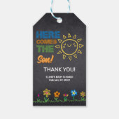 Auf der Kopfplatte befindet sich die Son Baby Dusc Geschenkanhänger (Vorderseite)