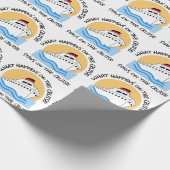 Auf der Kreuzfahrt Geschenkpapier (Ecke)