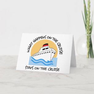 Auf der Kreuzfahrt Karte