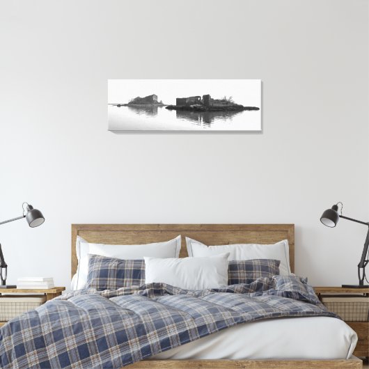 AUF DER LAGUNESISCHEN Leinwand drucken (Insitu (Schlafzimmer))