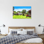 AUF DER LANDWIRTSCHAFT Leinwand Art (Insitu (Schlafzimmer))