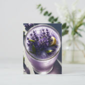 Auf der Lavendel Lemonade Postkarte nach unten (Stehend Vorderseite)