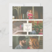 Auf der letzten Hochzeit Foto Save the Date (Vorderseite)