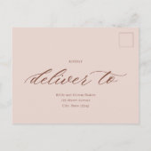 Auf der letzten Hochzeit RSVP Antwortkarte Postkarte (Rückseite)